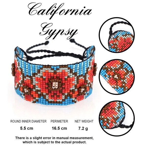 Bohemian Floral Seed Bracelet - Picture 6 of 6